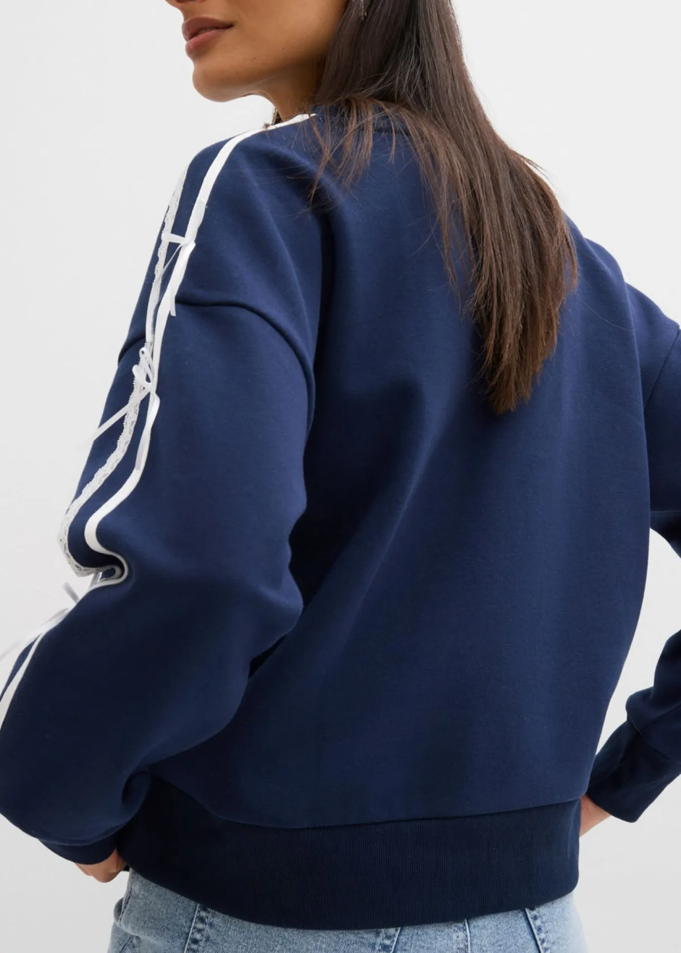 Discount Sudadera oversize en suave mezcla de algodón Mujer Ropa Cómoda