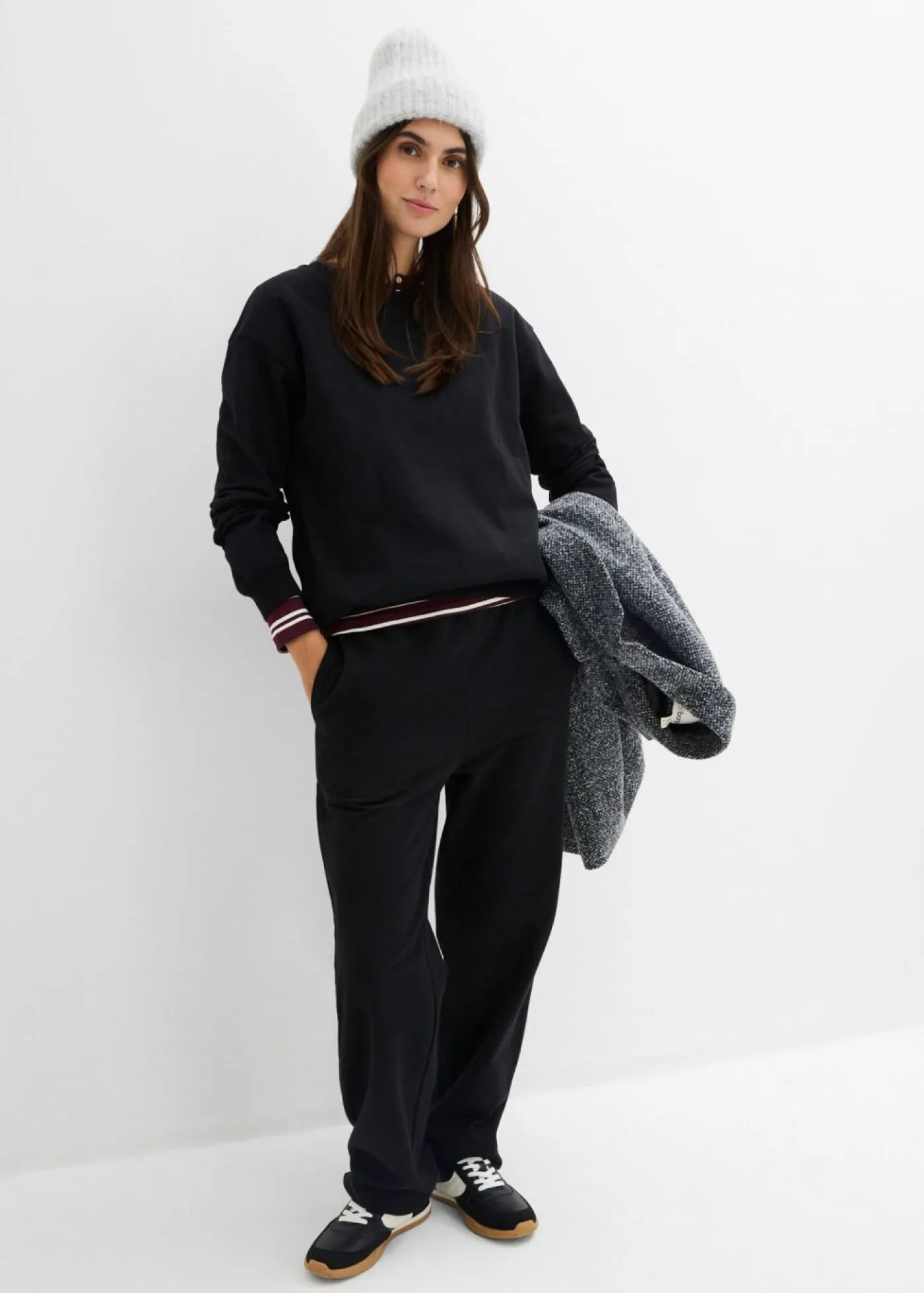 Best Sudadera premamá/de lactancia 2 en 1 de algodón orgánico puro Mujer Premamá