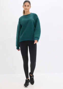 Online Sudadera térmica de material de secado rápido con corte holgado Mujer Ropa Deportiva|Camisetas