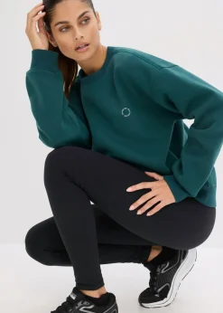 Online Sudadera térmica de material de secado rápido con corte holgado Mujer Ropa Deportiva|Camisetas