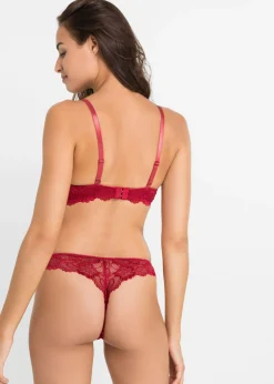 Sujetador + tanga de encaje delicado (2 piezas) Mujer Sujetadores|Sujetadores De Copa E A H
