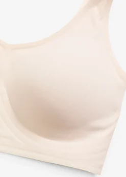 Clearance Sujetador acolchado Feel Comfort sin aros con corte láser Mujer Sin Costuras|Sujetadores