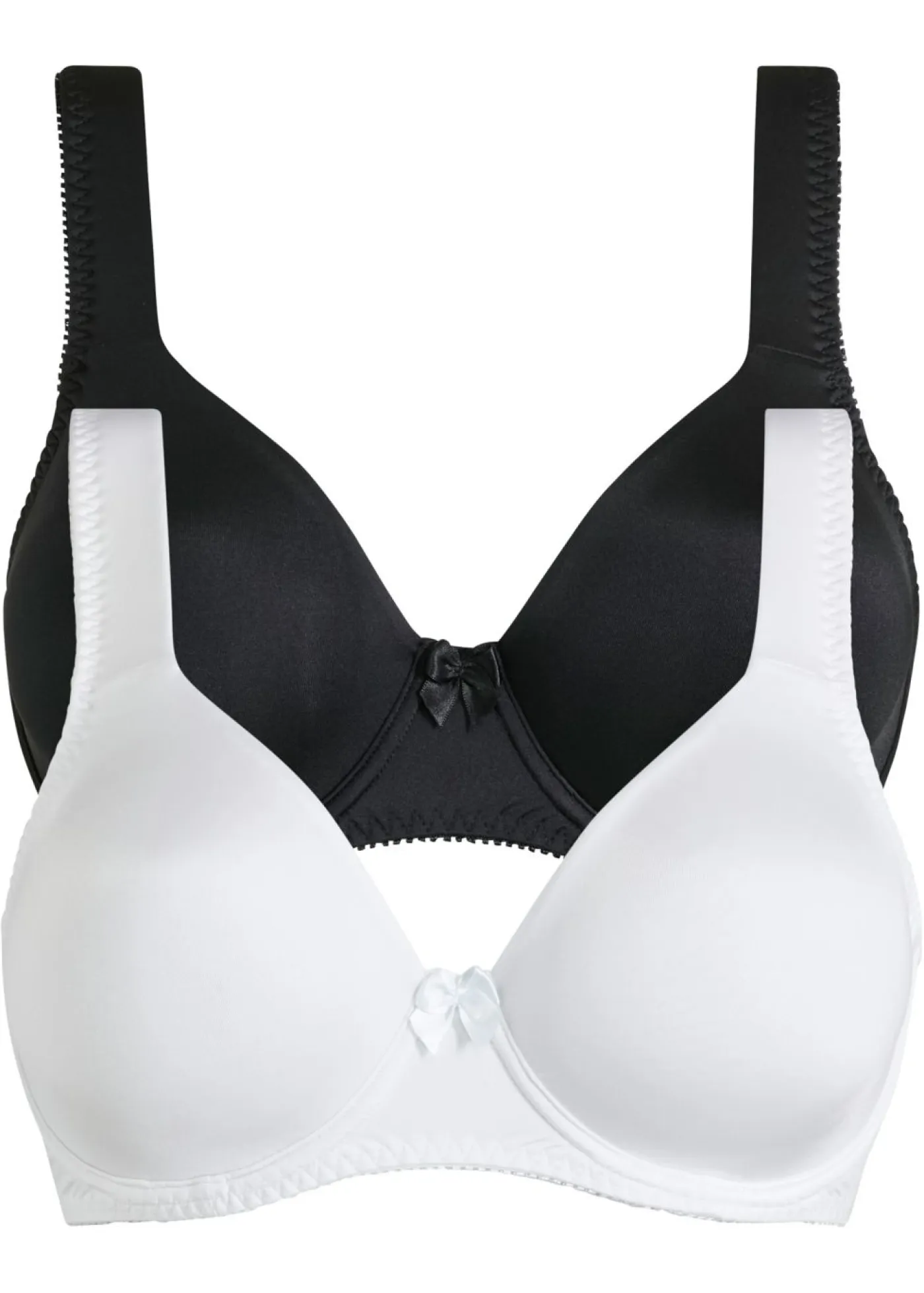 Clearance Sujetador básico con aros y efecto brillante (2 unidades) Mujer Novedades|Novedades