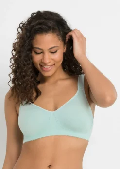 Outlet Sujetador básico de algodón sin aros (2 unidades) Mujer Ropa Interior De Algodón