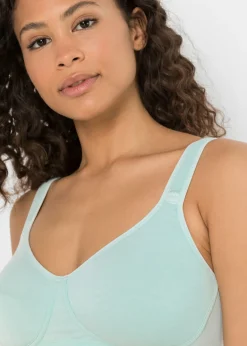 Outlet Sujetador básico de algodón sin aros (2 unidades) Mujer Ropa Interior De Algodón