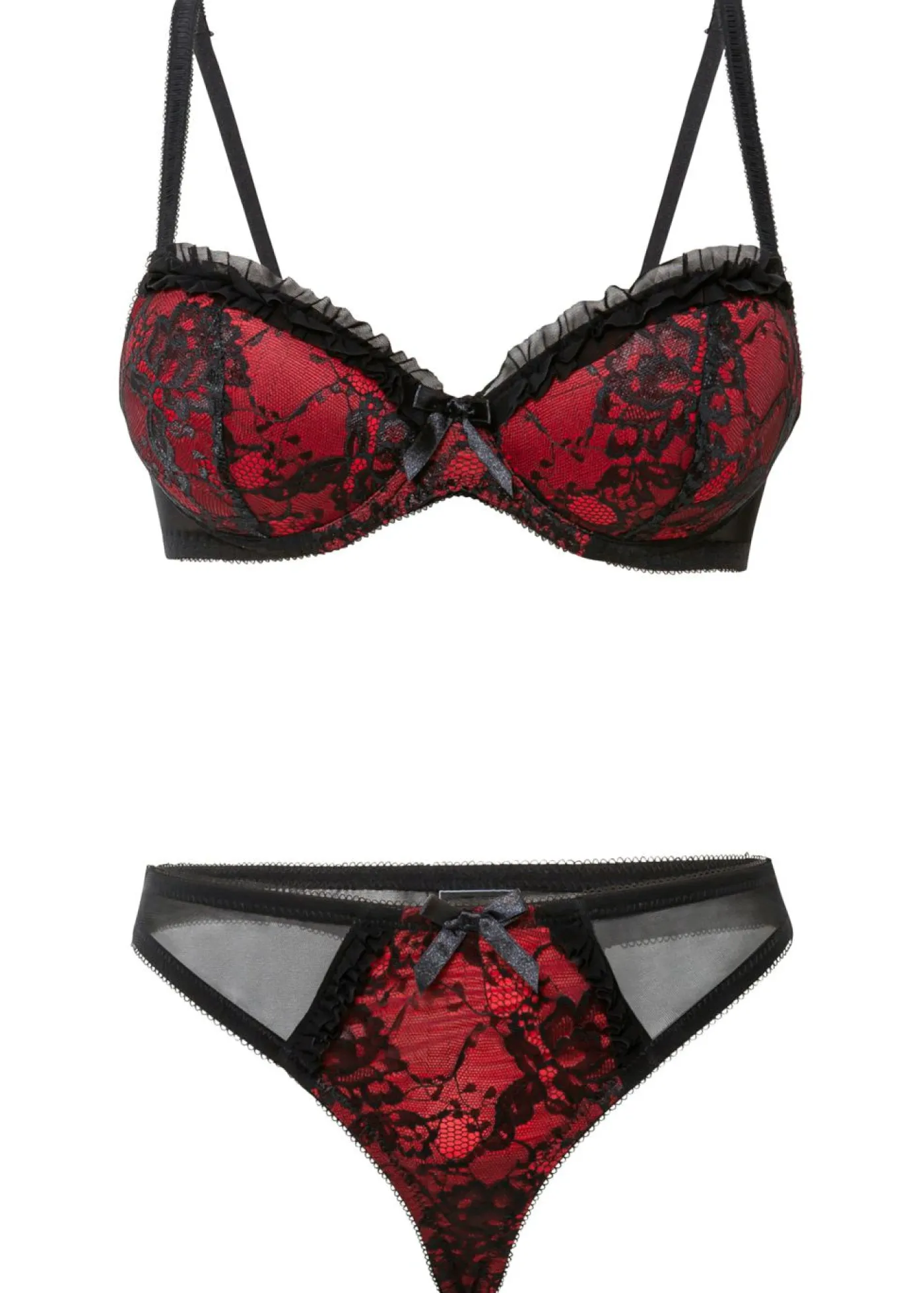 New Sujetador con aros + tanga (conjunto de 2 piezas) Mujer Sujetadores De Copa E A H|Sujetadores