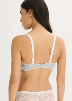 Best Sujetador con aros de algodón y encaje Mujer Sujetadores De Copa E A H|Ropa Interior De Algodón