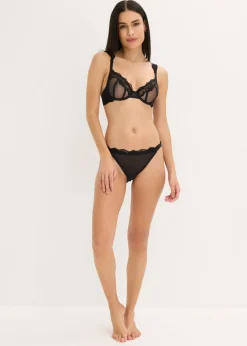Hot Sujetador con aros de encaje delicado Mujer Lencería Sexy|Sujetadores