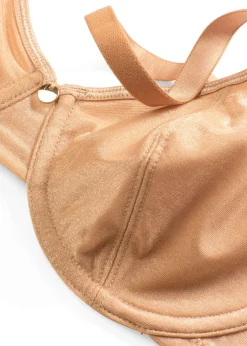 Online Sujetador con aros de material brillante Mujer Lencería