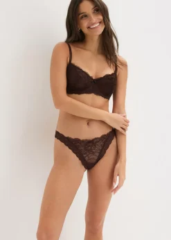 Best Sujetador con aros, guateado lateral y encaje delicado Mujer Lencería|Sujetadores