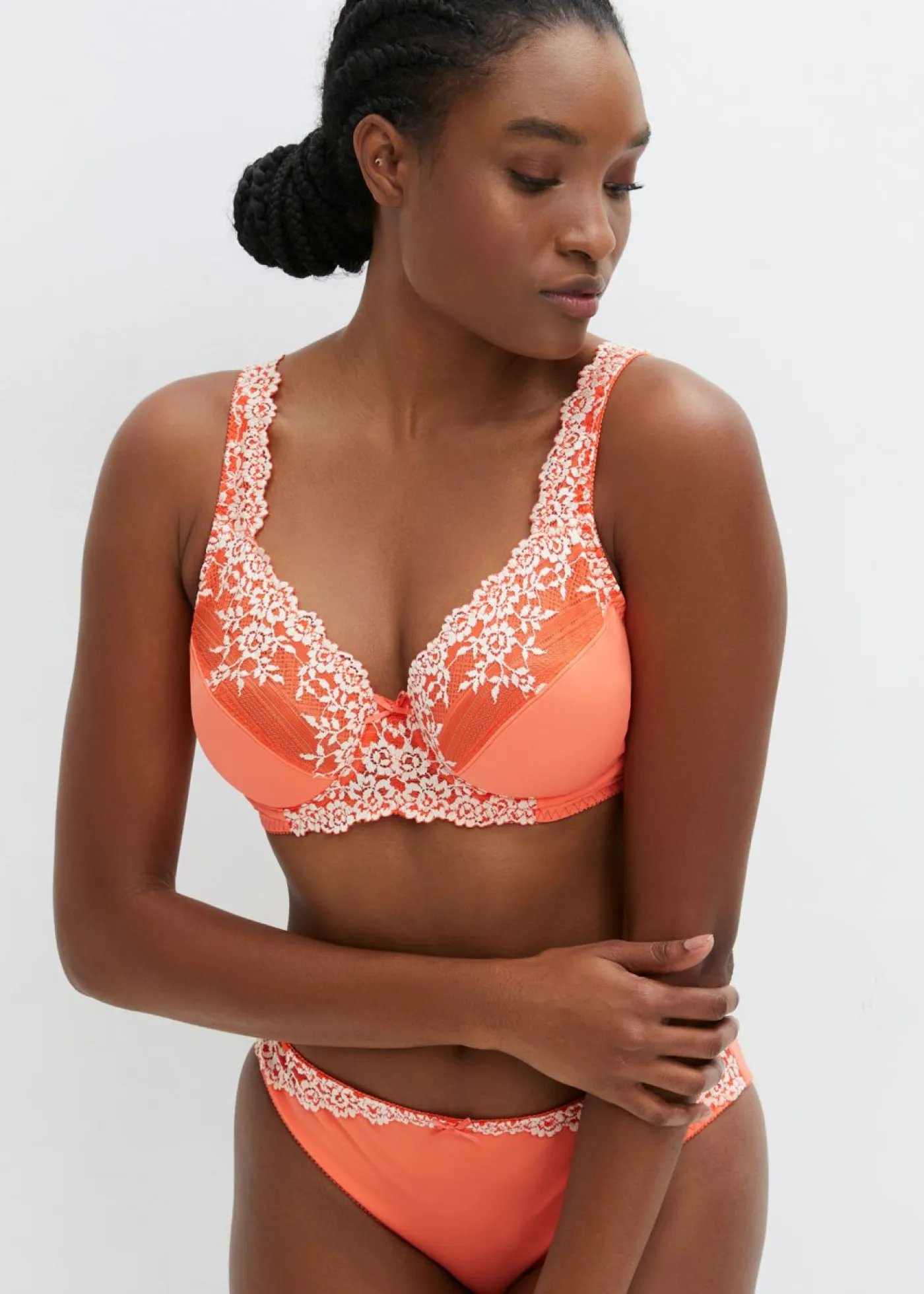 Hot Sujetador con aros y encaje delicado (2 unidades) Mujer Novedades|Lencería