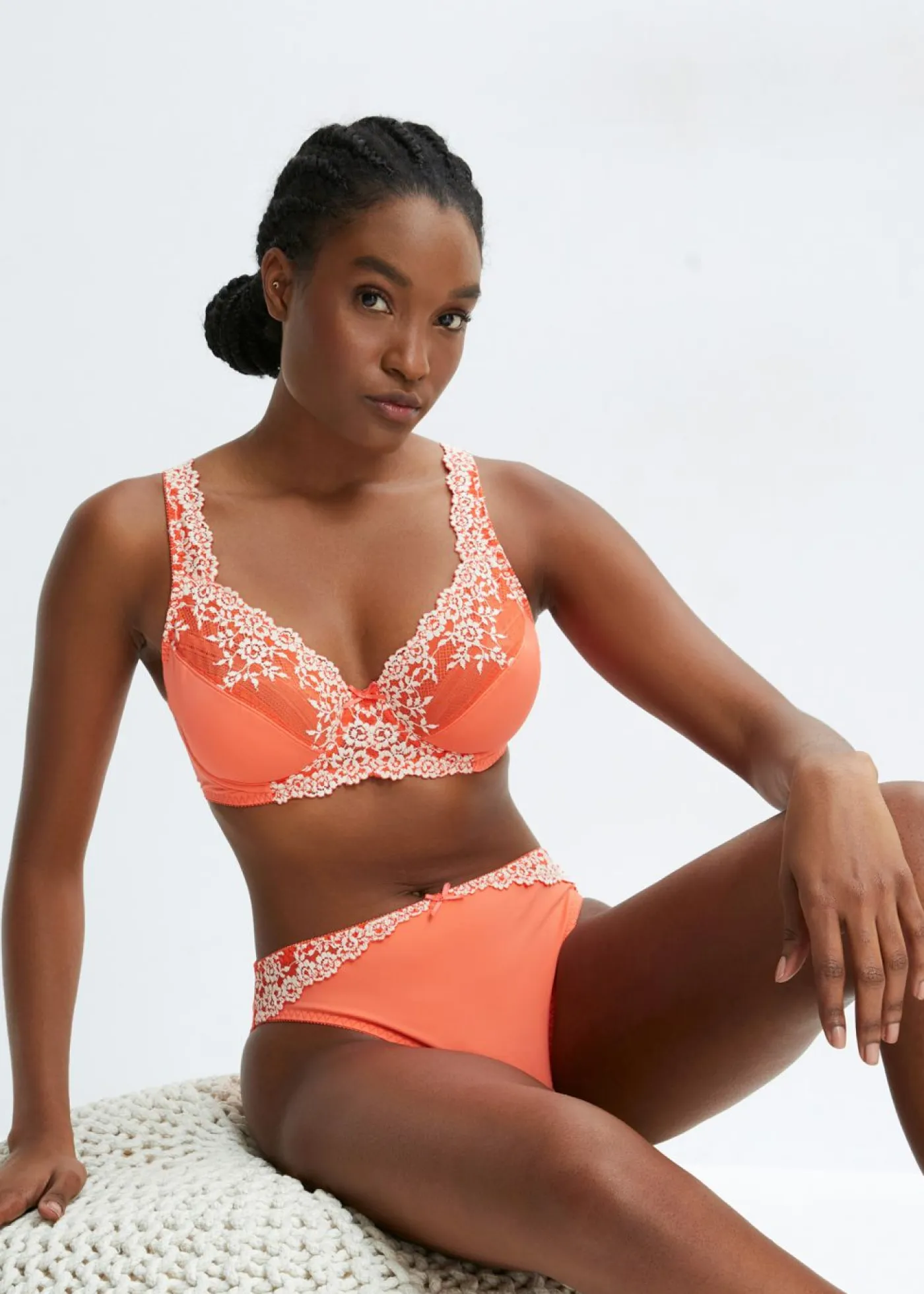 Hot Sujetador con aros y encaje delicado (2 unidades) Mujer Novedades|Lencería