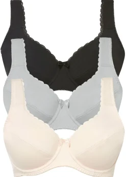 Sale Sujetador con aros y suave algodón orgánico (3 unidades) Mujer Ropa Interior De Algodón