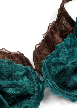 Best Sujetador con efecto brillante (2 unidades) Mujer Temática·Lencería De Primavera|Lencería