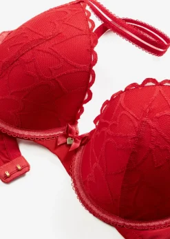 Clearance Sujetador con encaje de corazones Mujer Sujetadores|Sujetadores De Copa E A H