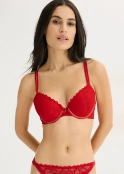 Clearance Sujetador con encaje de corazones Mujer Sujetadores|Sujetadores De Copa E A H