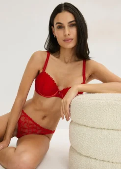 Clearance Sujetador con encaje de corazones Mujer Sujetadores|Sujetadores De Copa E A H