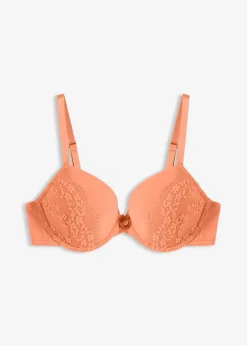 Best Sujetador de algodón orgánico y encaje con aros Mujer Ropa Interior De Algodón|Novedades