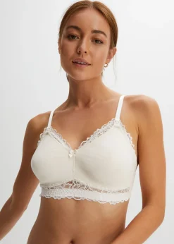 Discount Sujetador de lactancia sin aros (2 unidades) de algodón orgánico Mujer Premamá Y Lactancia|Ropa Interior De Algodón