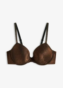 Discount Sujetador de material brillante Mujer Sujetadores