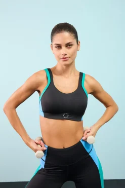 Sale Sujetador deportivo acolchado con sujeción media Mujer Sujetadores