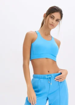 Hot Sujetador deportivo con espalda nadadora y sujeción ligera Mujer Sujetadores