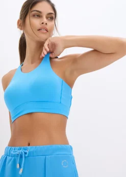 Hot Sujetador deportivo con espalda nadadora y sujeción ligera Mujer Sujetadores