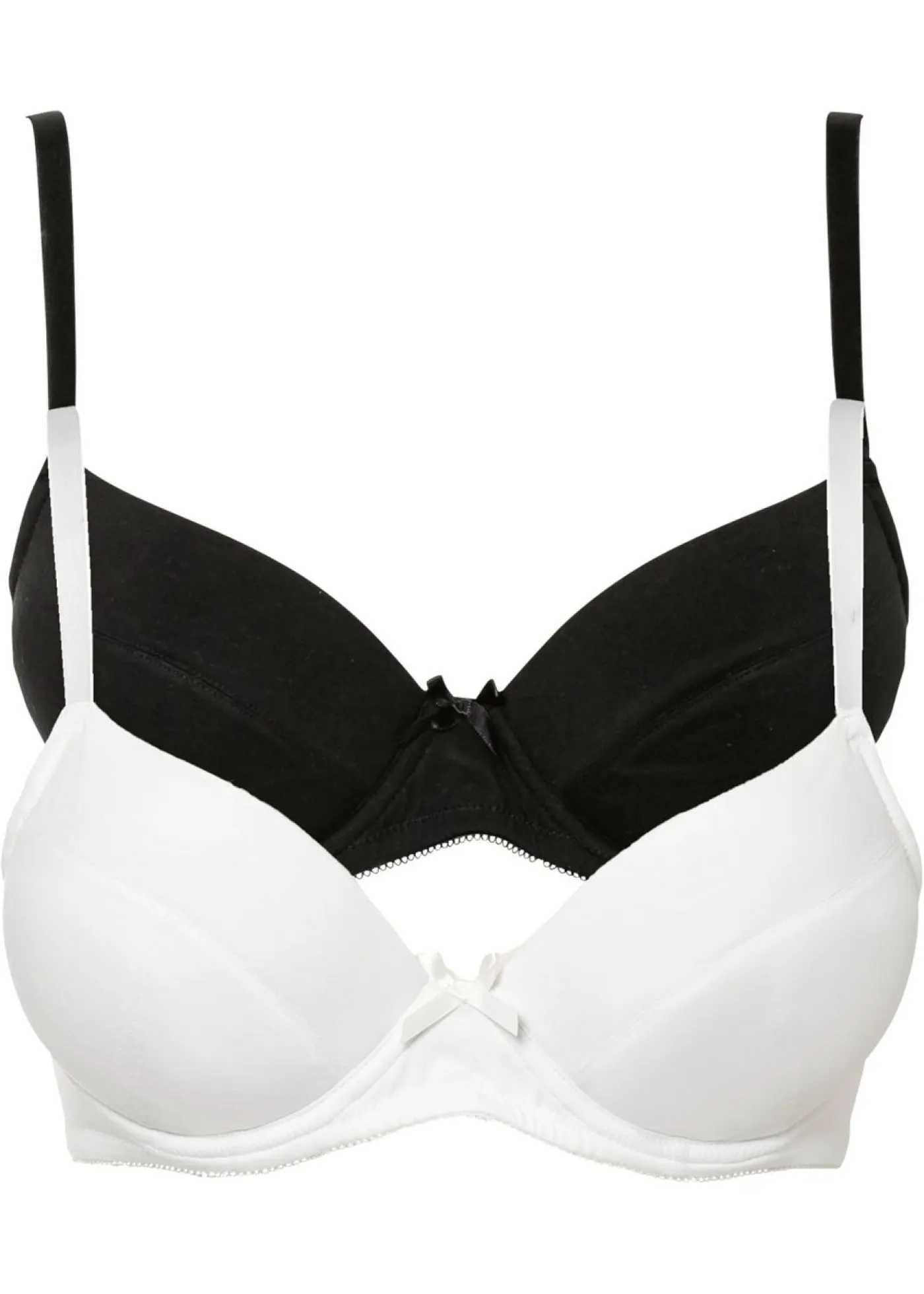 Discount Sujetador push-up con aros y algodón orgánico (2 unidades) Mujer Básicos|Ropa Interior De Algodón