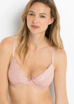 Discount Sujetador push-up con encaje fino (3 unidades) Mujer Lencería