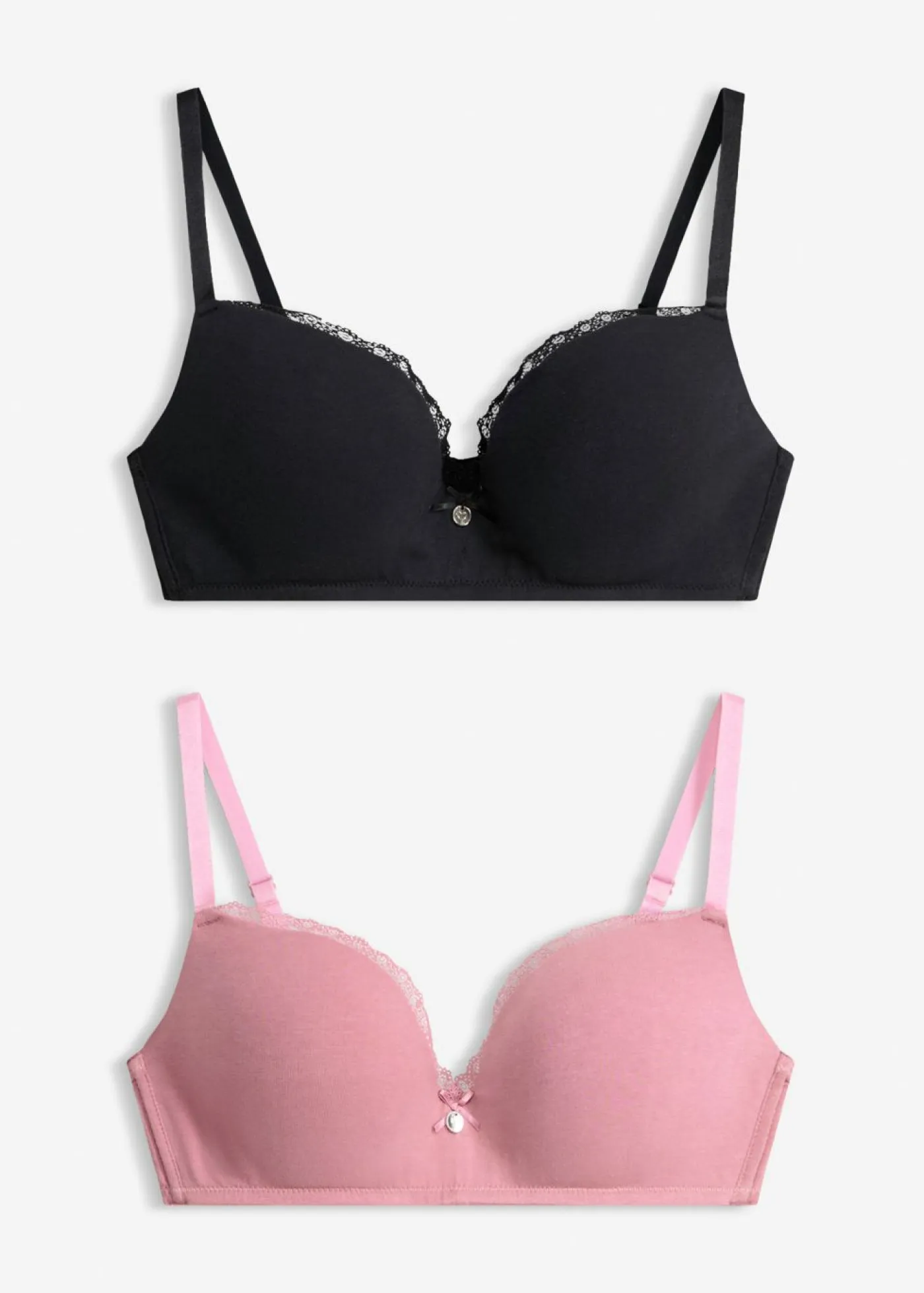 Online Sujetador push-up sin aros y con algodón (2 unidades) Mujer Ropa Interior De Algodón|Sujetadores