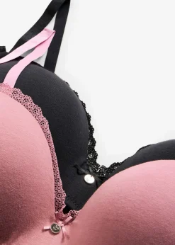 Online Sujetador push-up sin aros y con algodón (2 unidades) Mujer Ropa Interior De Algodón|Sujetadores