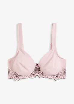 Hot Sujetador reductor con bordado delicado Mujer Sujetadores