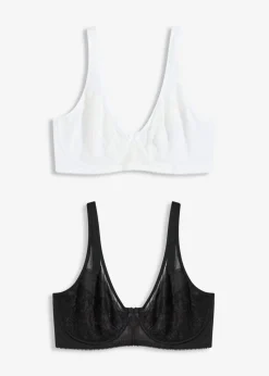Clearance Sujetador reductor con tirantes acolchados (2 unidades) Mujer Lencería|Sujetadores