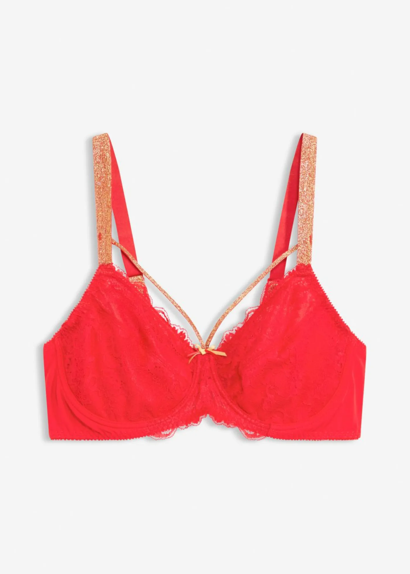 Discount Sujetador reductor con tirantes brillantes Mujer Sujetadores