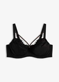 Discount Sujetador reductor con tirantes brillantes desmontables Mujer Sujetadores