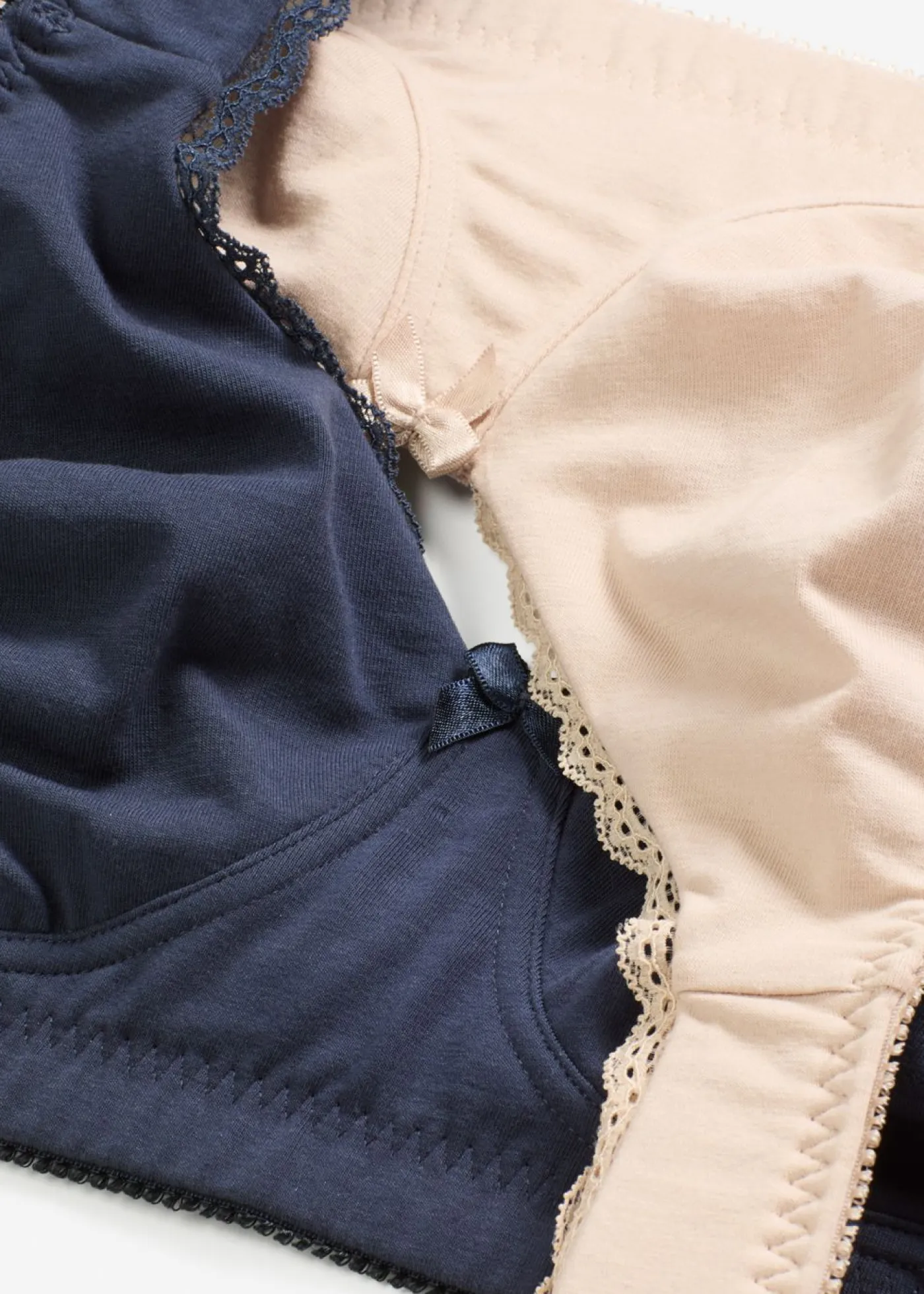 New Sujetador reductor, sin aros, con algodón orgánico (2 unidades) Mujer Básicos|Ropa Interior De Algodón