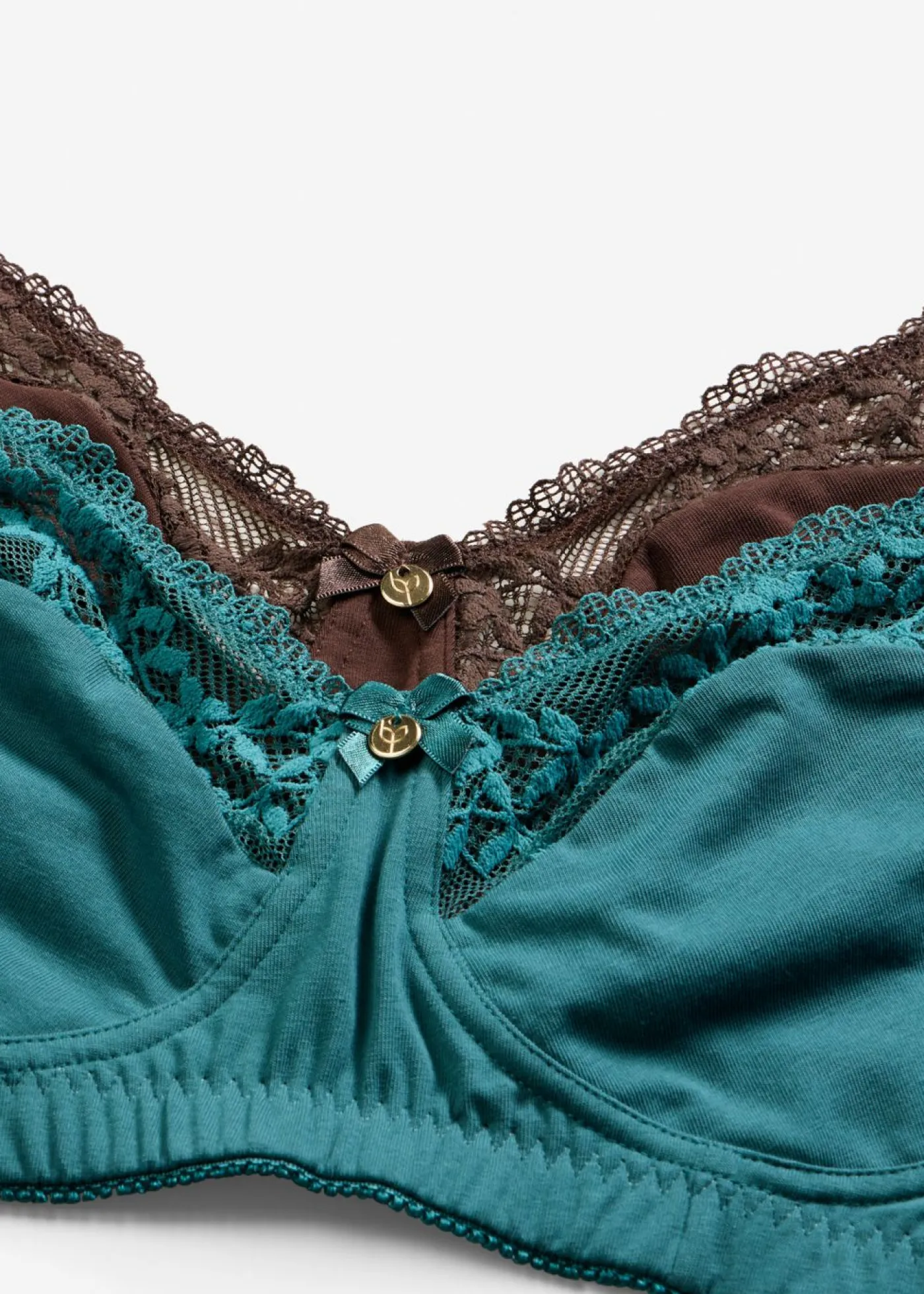 Clearance Sujetador sin aros de algodón orgánico (2 unidades) Mujer Sujetadores|Novedades