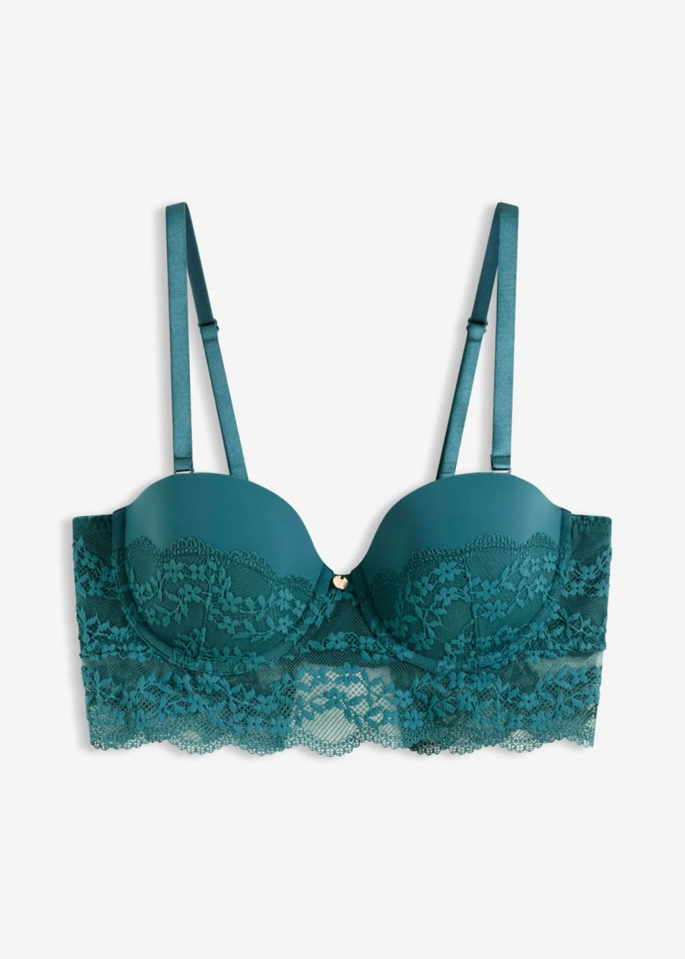 Hot Sujetador tipo balconette con tirantes desmontables y encaje de flores Mujer Sujetadores De Copa E A H|Novedades