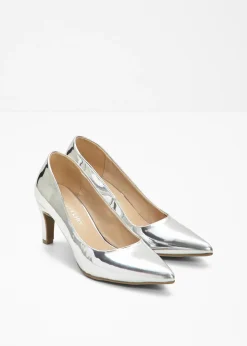 Tacones con aspecto lacado Mujer Zapatos De Salón|Ropa Elegante