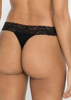 Online Tanga (4 unidades) con algodón Mujer Ropa Interior De Algodón|Bragas