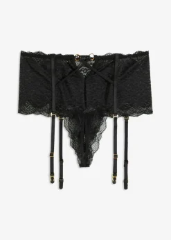 Discount Tanga con abertura y liguero Mujer Lencería Sexy