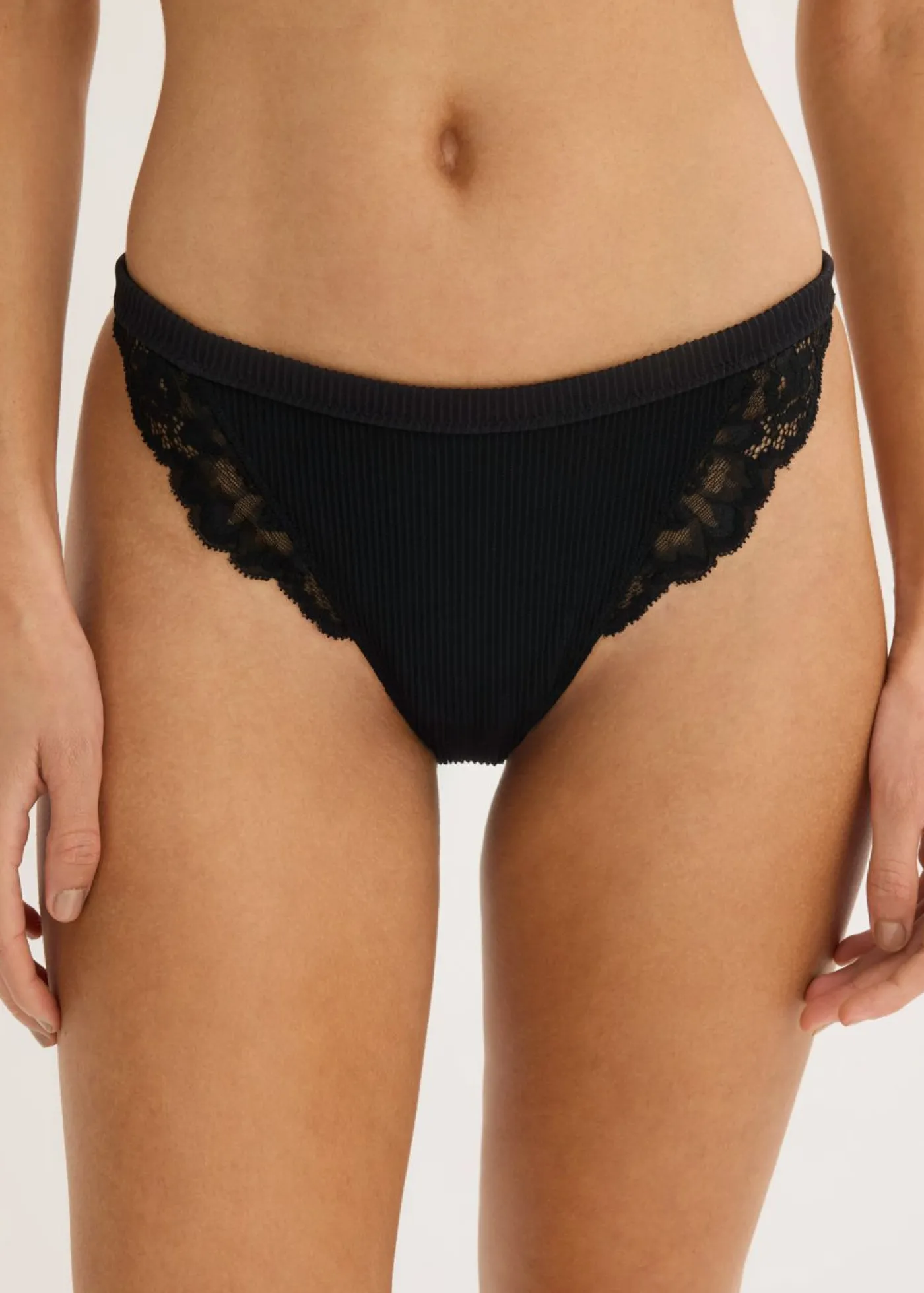 Discount Tanga con canalé suave Mujer Lencería|Bragas