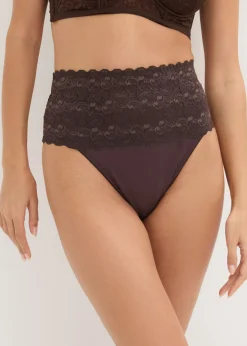 Discount Tanga con efecto moldeador medio (2 unidades) Mujer Temática·Lencería De Primavera|Bragas