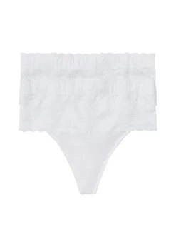 Best Tanga con efecto moldeador medio (2 unidades) Mujer Temática·Lencería De Primavera|Bragas