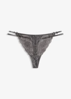 Online Tanga de encaje fino Mujer Lencería|Bragas