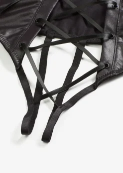 Clearance Tanga de talle alto con abertura Mujer Lencería Sexy