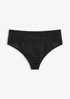 New Tanga de talle alto con encaje delicado Mujer Lencería|Bragas