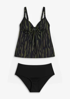 Tankini con detalle de anilla (2 piezas) Mujer Tankinis