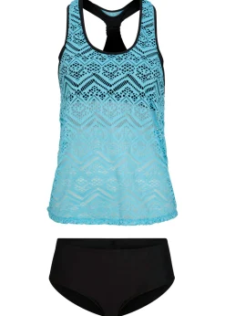 Clearance Tankini con encaje elástico (2 piezas) Mujer Tankinis