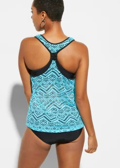 Clearance Tankini con encaje elástico (2 piezas) Mujer Tankinis